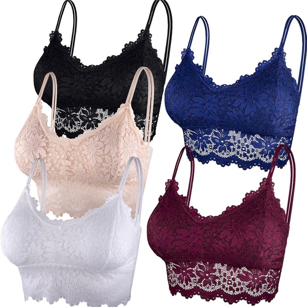 Lace Bralette Bundle W/ Removable Padding - image 8